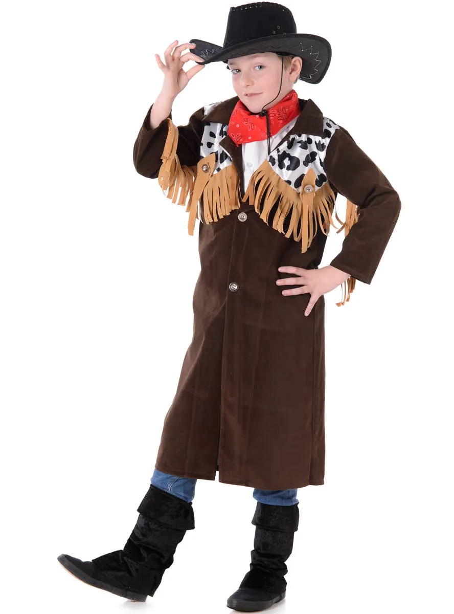 Wild West Gunslinging Cowboy Kids Costume