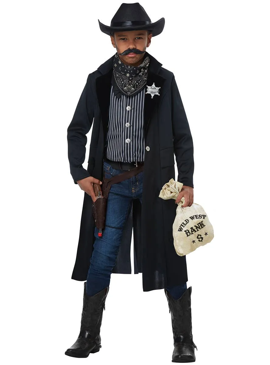 Wild West Sheriff Kids Fancy Dress Costume