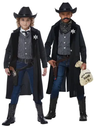 Wild West Sheriff Kids Fancy Dress Costume