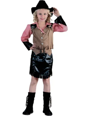 Wild West Toddler Girls Cowgirl Dress Up Costume
