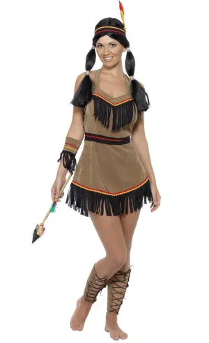 Wild West Womens Native American Inspired Costume