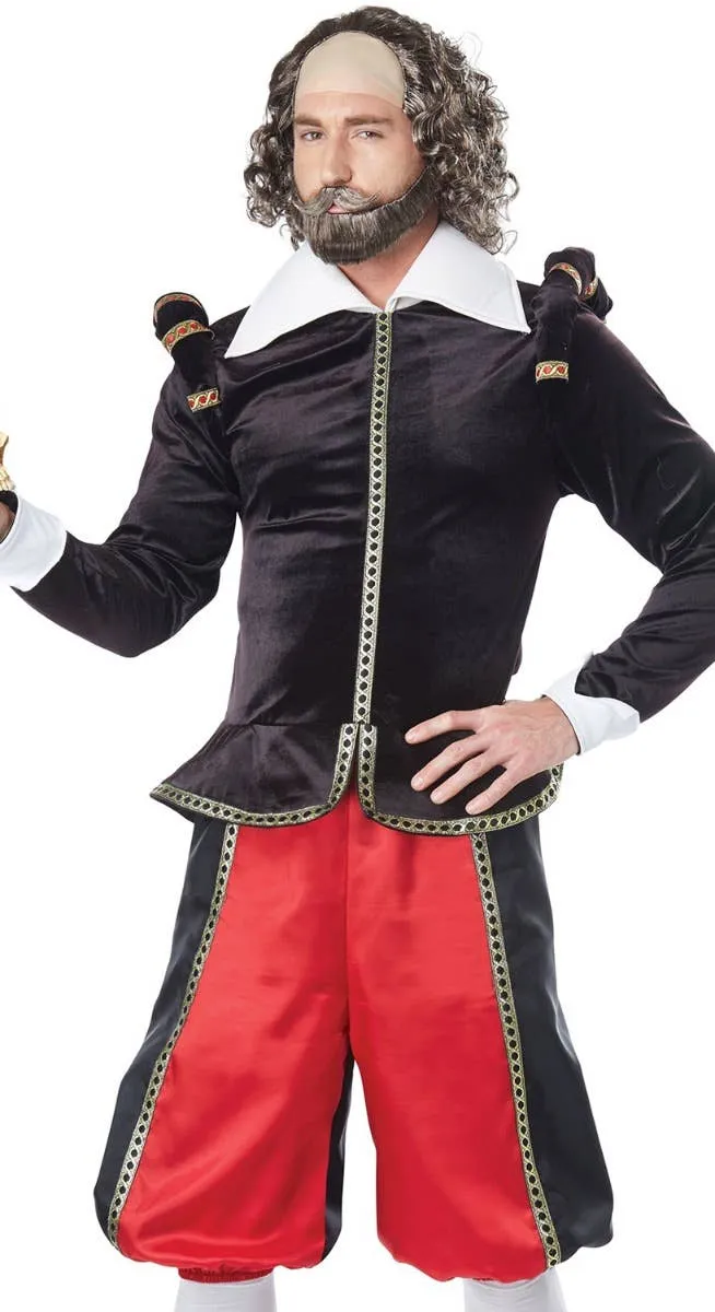 William Shakespeare Mens Historical Figure Costume