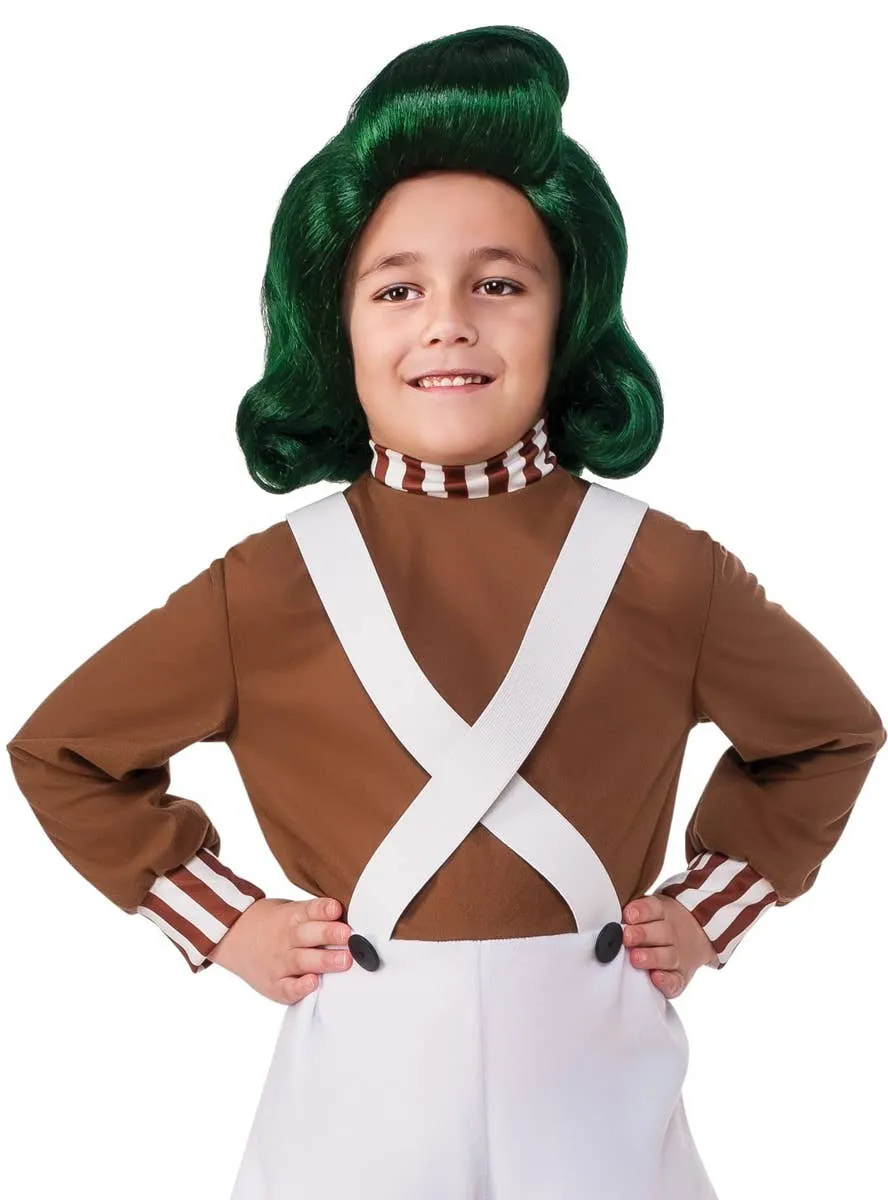 Willy Wonka Oompa Loompa Boys Book Week Costume