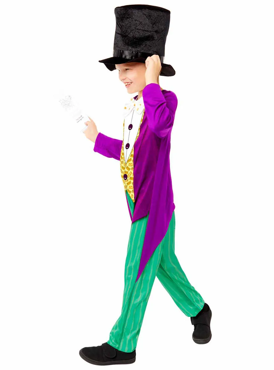 Willy Wonka Sustainable Boys Book Week Roald Dahl Costume