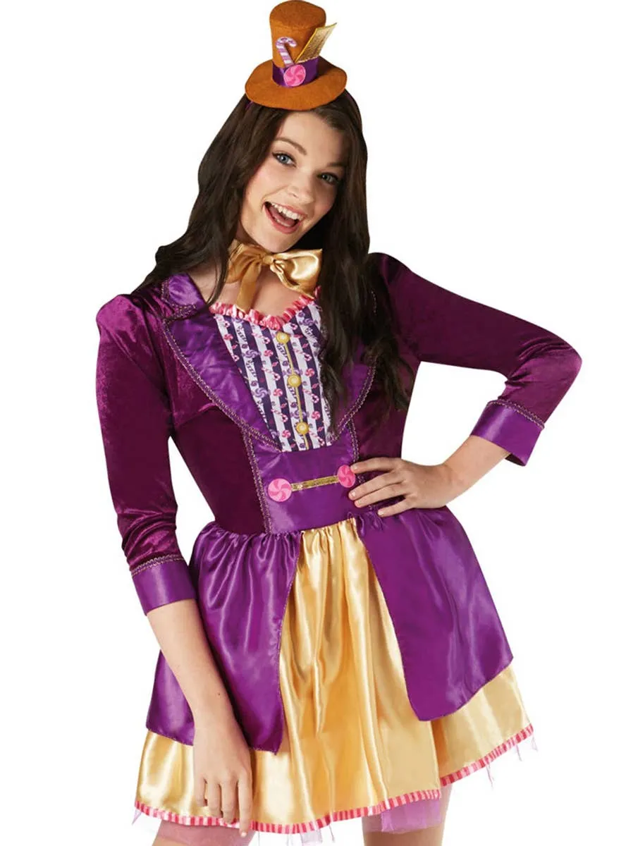 Willy Wonka Womens Chocolate Maker Book Week Costume