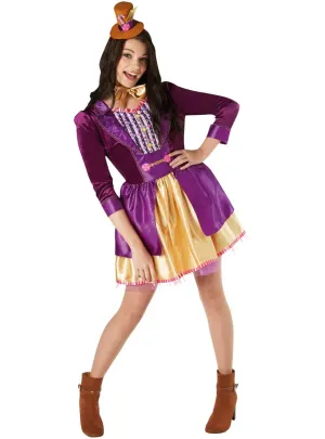 Willy Wonka Womens Chocolate Maker Book Week Costume
