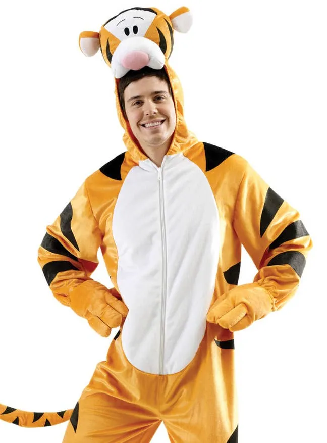 Winnie The Pooh Mens Deluxe Tigger Costume