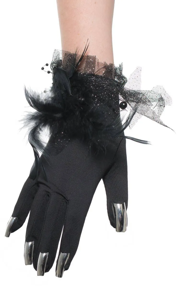 Witch Fingernail Halloween Costume Gloves