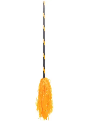 Witches Orange and Black Broomstick Kids Halloween Accessory