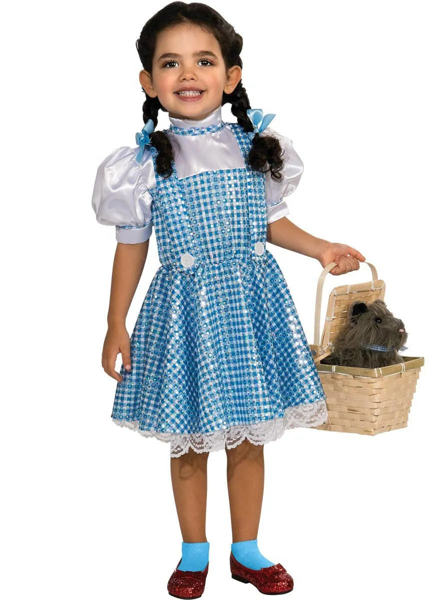 Wizard of Oz Sequined Dorothy Girls Book Week Costume