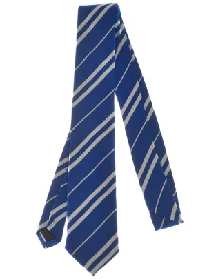 Wizard School Blue and Silver Costume Tie