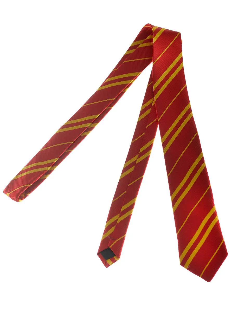 Wizard School Red and Gold Costume Tie