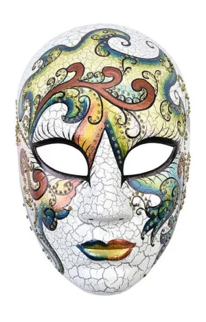 Womens Antique Florence Full Face Masquerade Mask