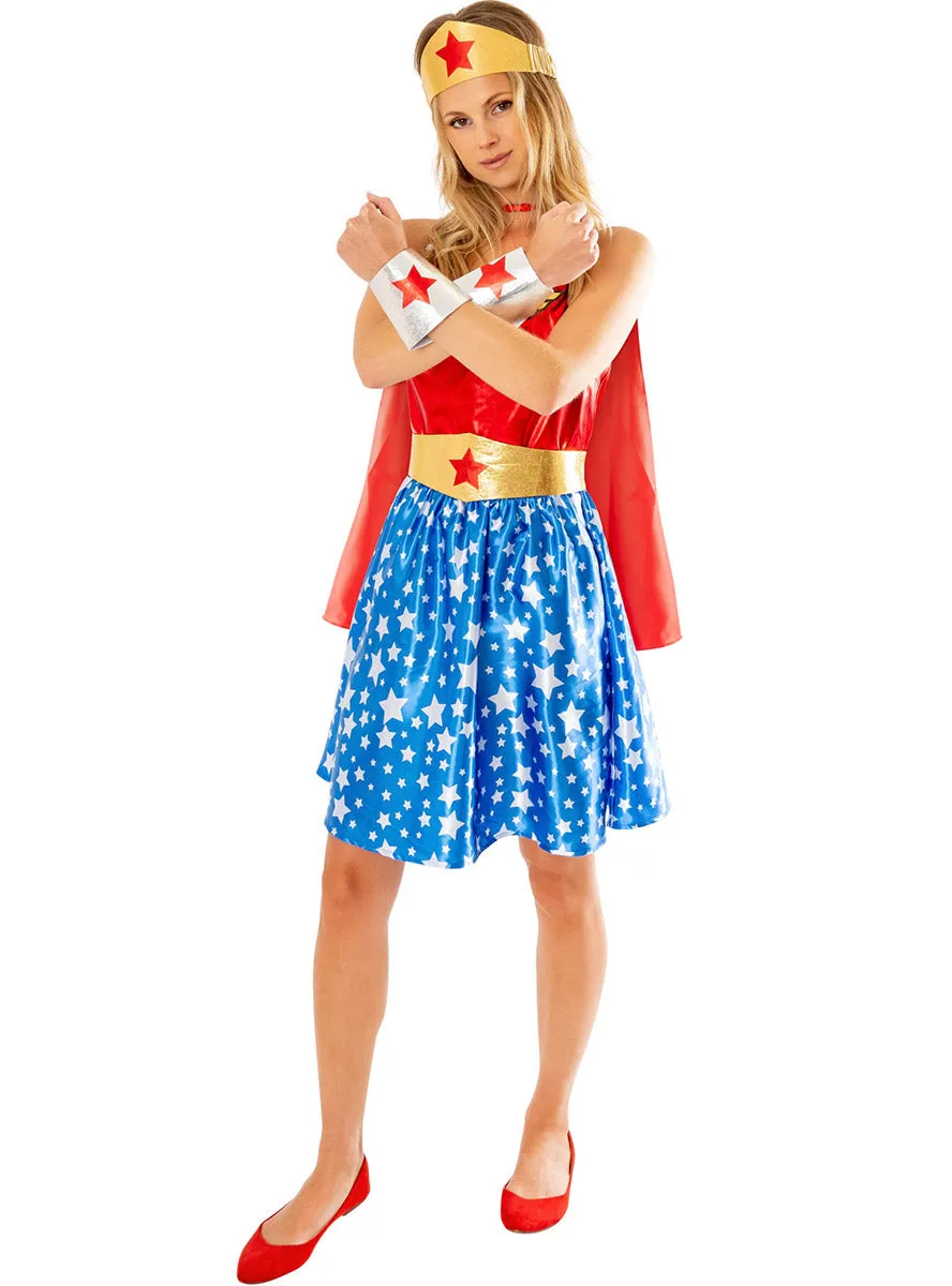 Wonder Woman Deluxe Womens DC Superhero Costume