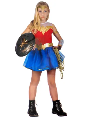 Wonder Woman Superhero Girls Fancy Dress Costume