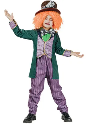 Wonderland Tea Party Hatter Boys Dress Up Costume