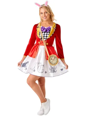 Wonderland White Rabbit Womens Costume