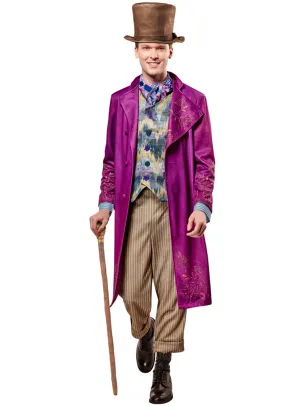 Wonka Movie Premium Mens Willy Wonka Costume