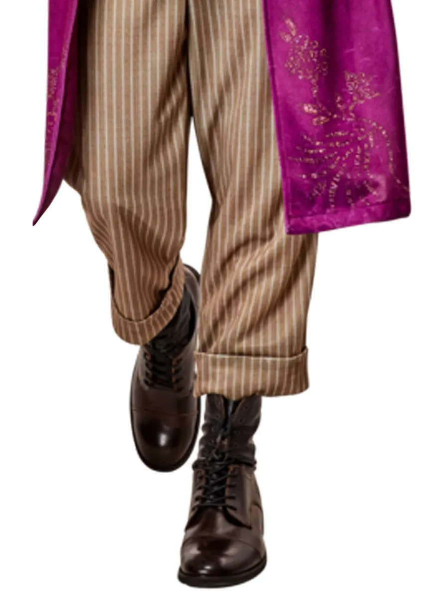 Wonka Movie Premium Mens Willy Wonka Costume