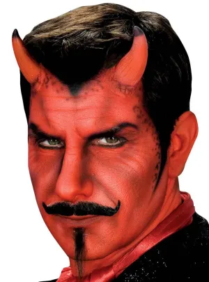 Woochie Red Latex Devil Horns Halloween Prosthetic