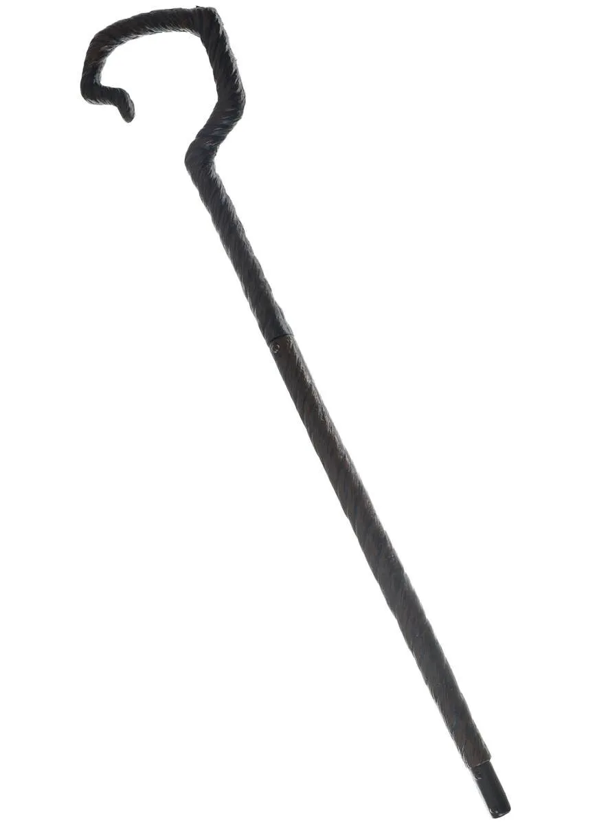 Wood Look Brown Shepherd Crook Costume Accessory