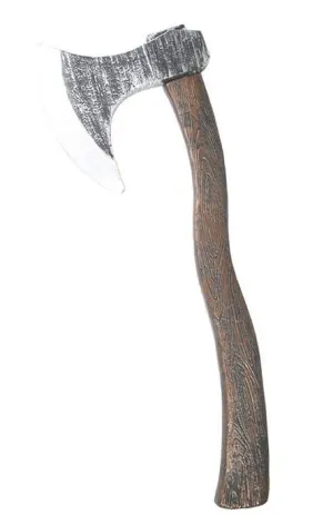 Wooden Look Hatchet Novelty Halloween Weapon