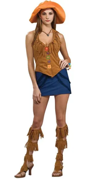 Woodstock Chick Womens 70s Hippie Costume