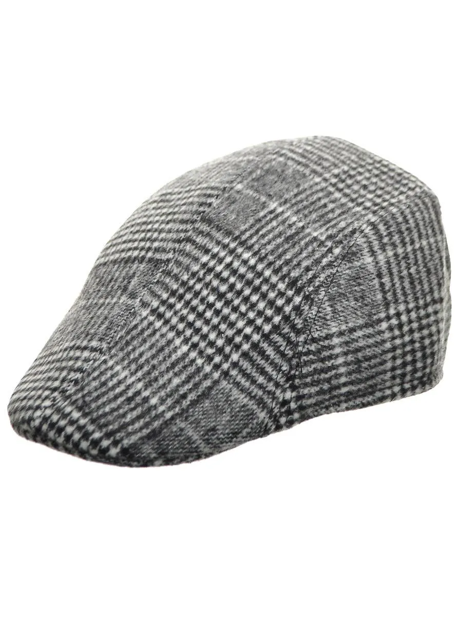 Woollen Tweed Flat Cap Kids Costume Hat