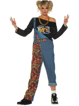Word Up Womens I Love The 90s Costume
