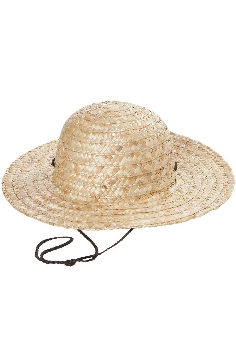 Woven Straw Adults Safari Costume Hat