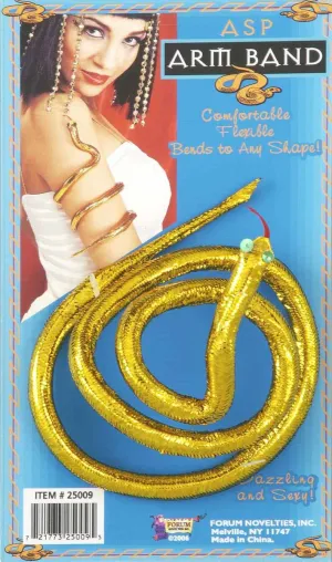 Wrap Around Cleopatra Snake Arm Band Jewellery