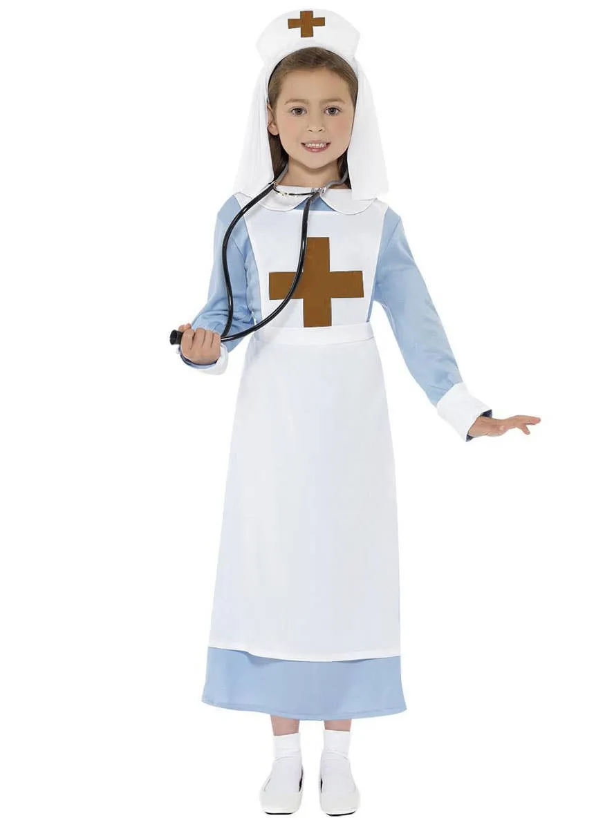 WW1 Girls Nurse Fancy Dress Costume