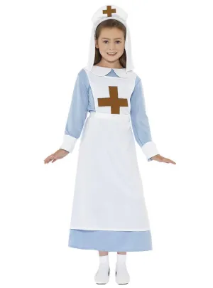 WW1 Girls Nurse Fancy Dress Costume