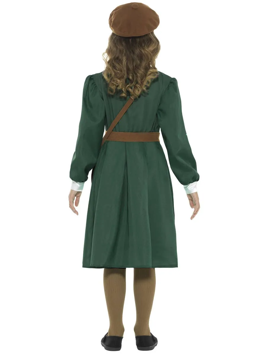 WW2 Evacuee Girls Fancy Dress Costume