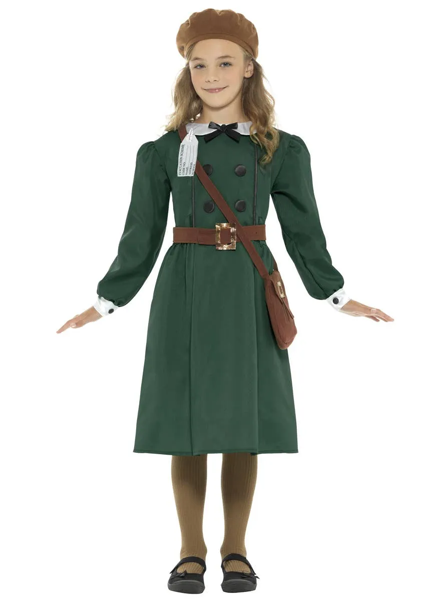 WW2 Evacuee Girls Fancy Dress Costume