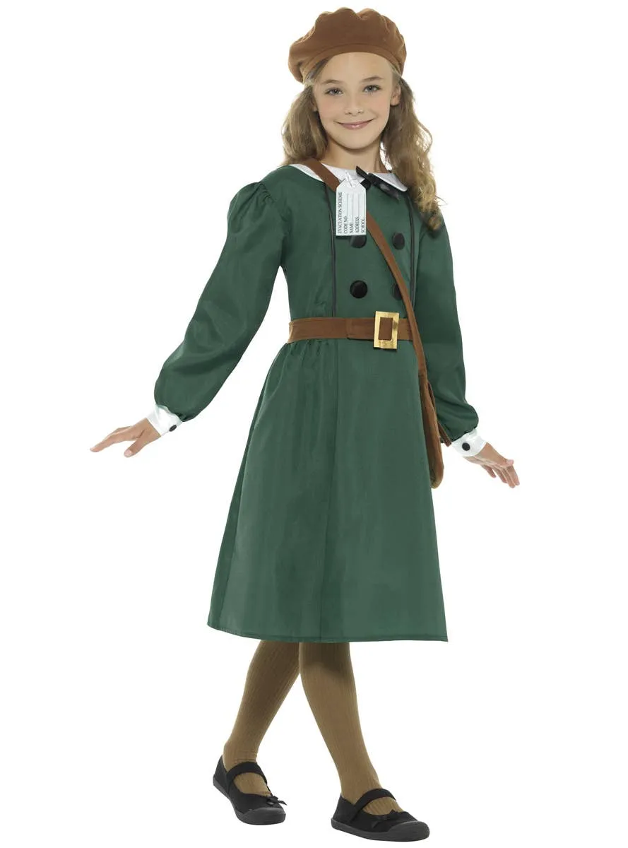 WW2 Evacuee Girls Fancy Dress Costume