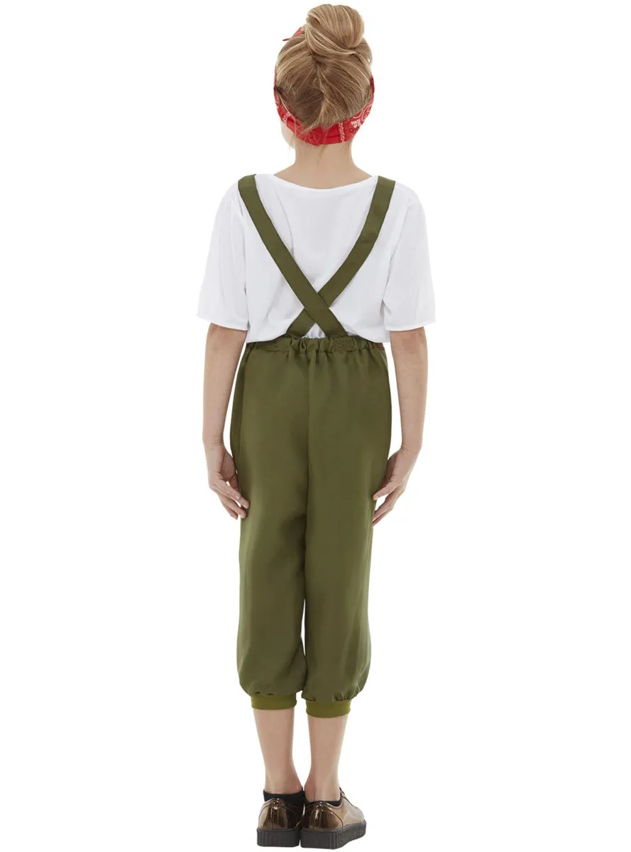 WW2 Little Land Girl 40s Costume