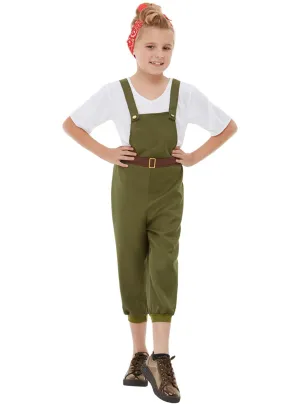 WW2 Little Land Girl 40s Costume