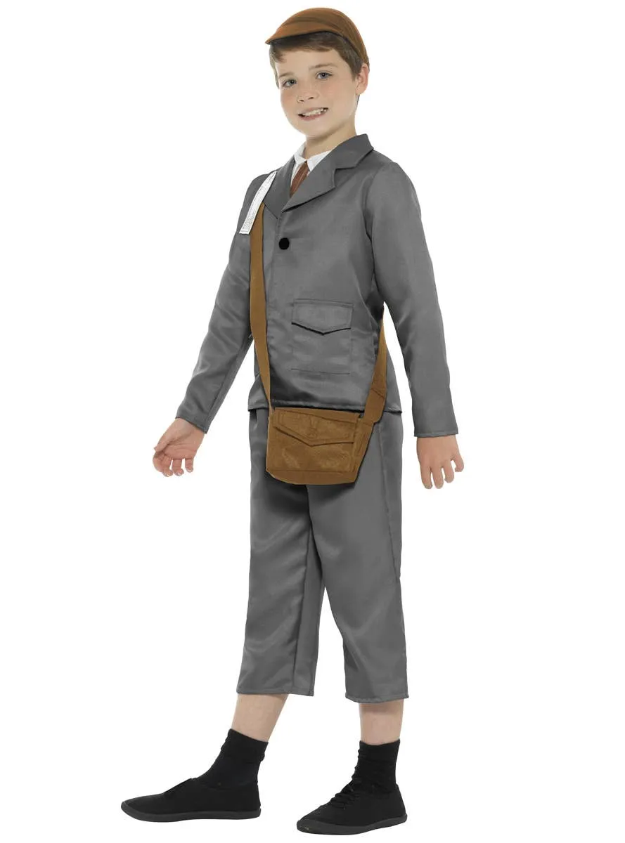 WW2 Wartime Evacuee Boys Fancy Dress Costume