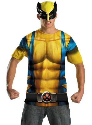 X-Men Wolverine Mens Superhero Costume T-Shirt