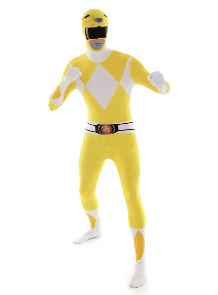 Yellow Power Ranger Morphsuit Mens Costume