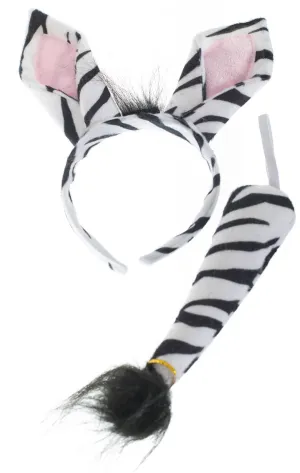 Zebra Novelty Accessories Costume Kit