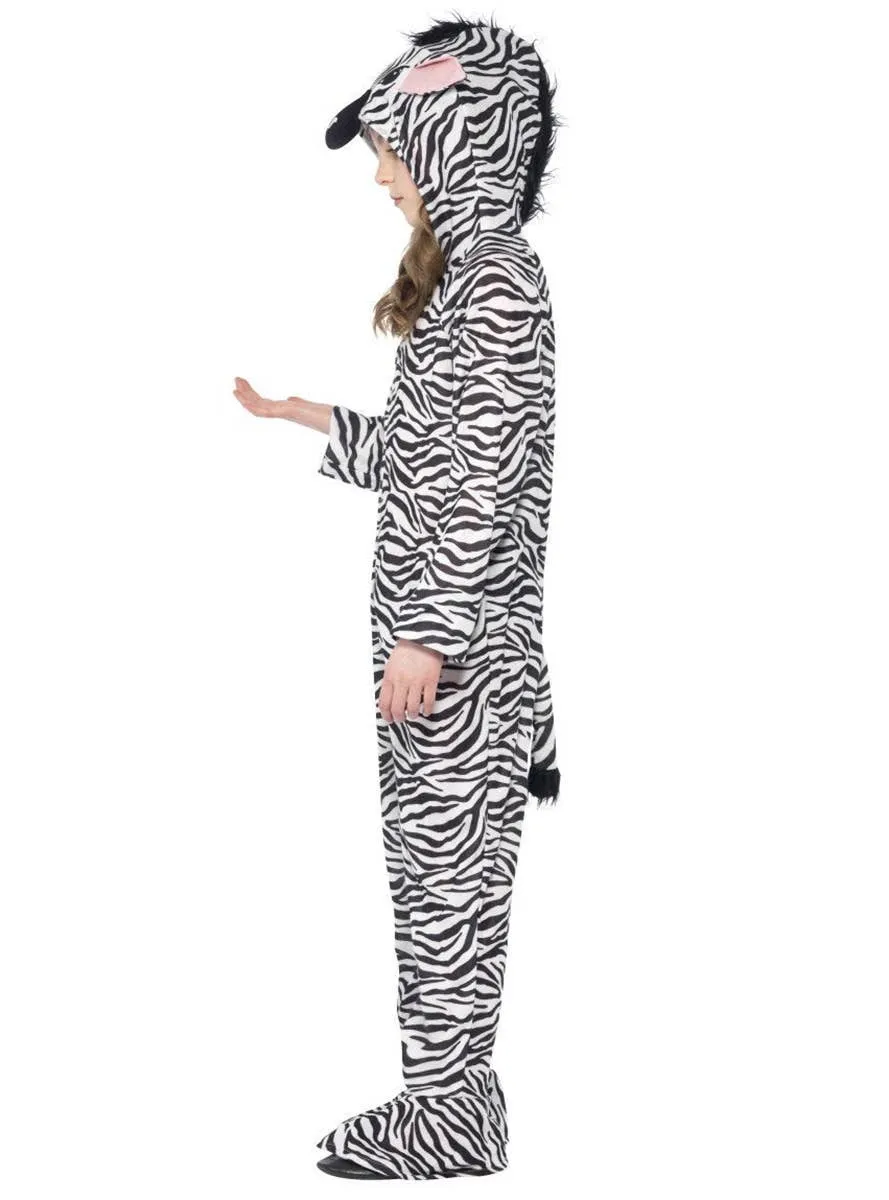 Zebra Onesie Kids Comfy Animal Costume