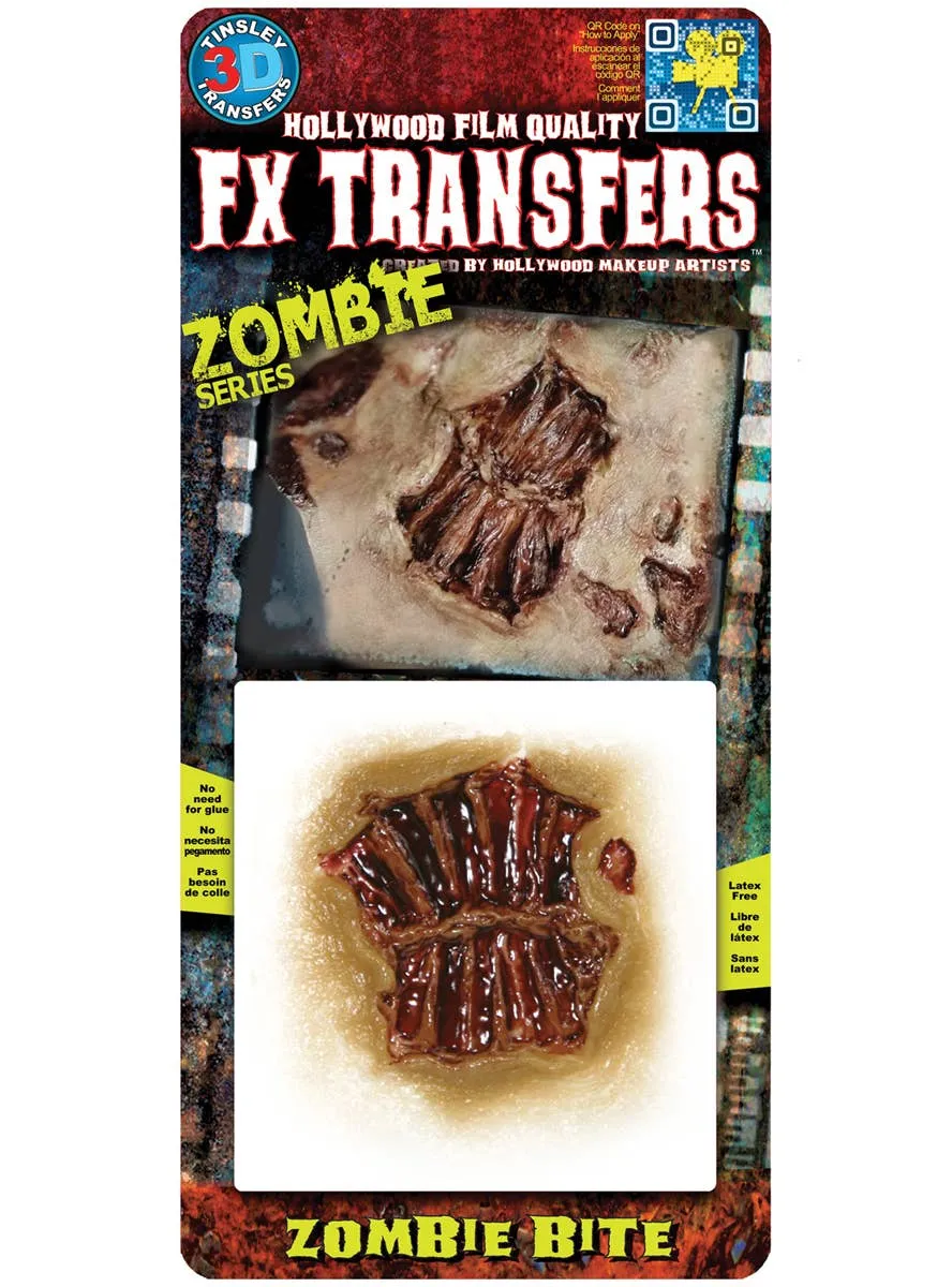 Zombie Bite Hollywood Quality 3D FX Transfer