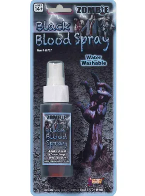 Zombie Black Blood Spray Special Effects