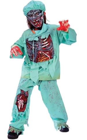 Zombie Doctor Boys Halloween Costume