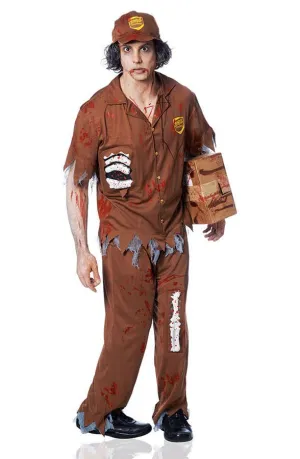 Zombie Express Mens Postman Halloween Costume