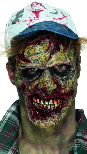 Zombie Head Prosthetic Halloween Costume Accessory