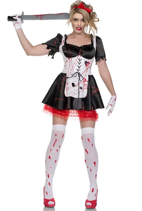 Zombie Malice in Wonderland Womens Halloween Costume