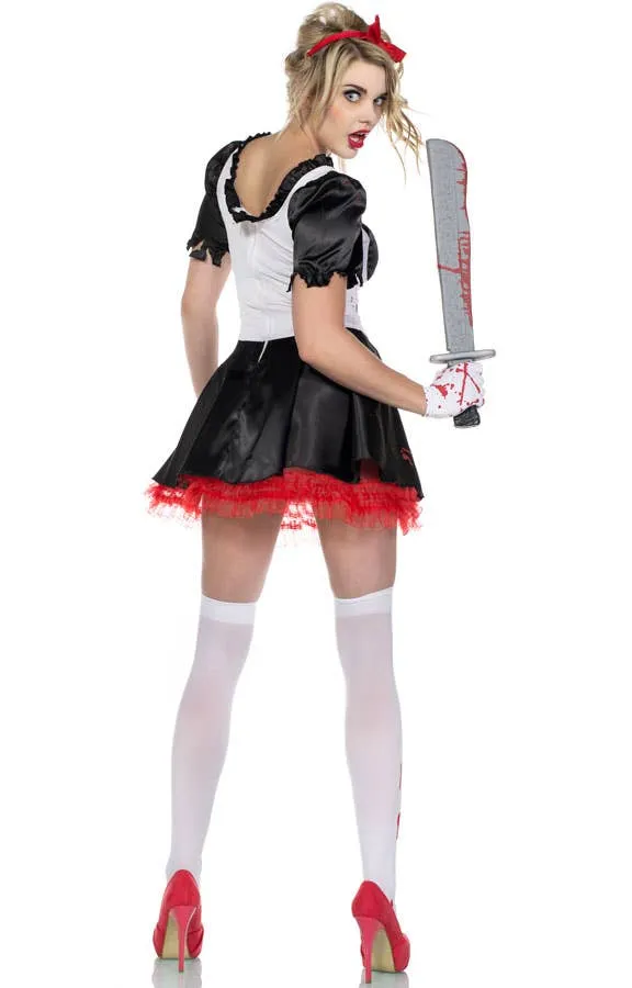 Zombie Malice in Wonderland Womens Halloween Costume